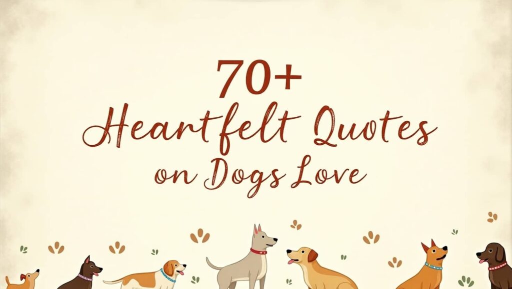 70+ Heartfelt Quotes on Dogs Love
