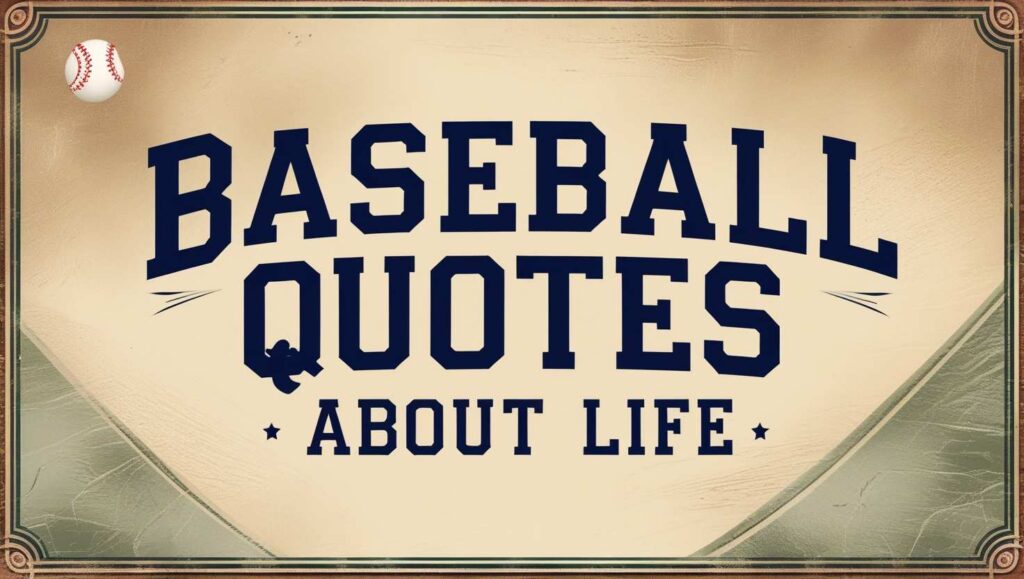 30+ Baseball Quotes About Life