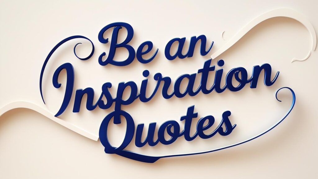50+ Be An Inspiration Quotes