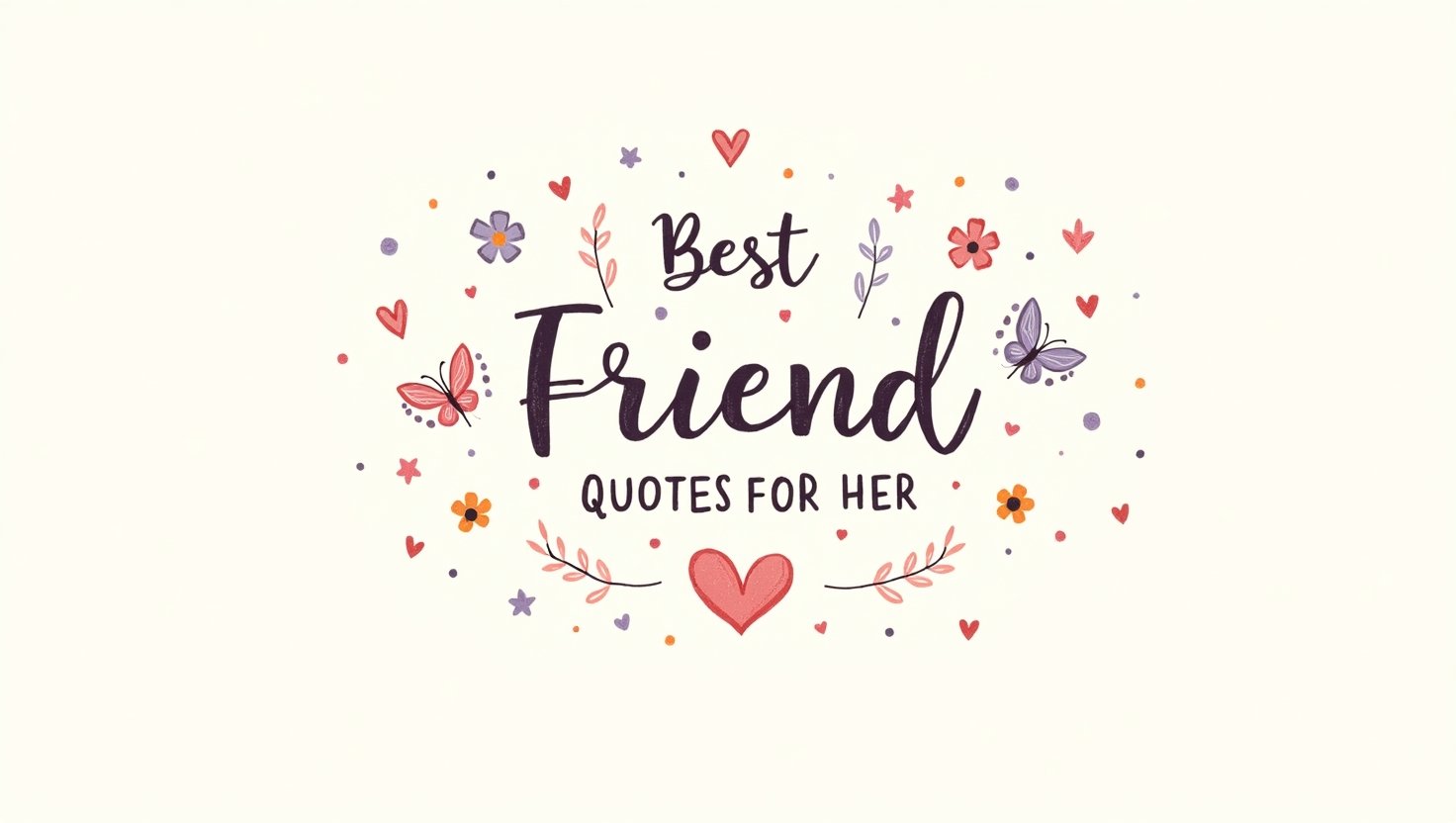 40+ Sweet Best Friend Quotes for Her