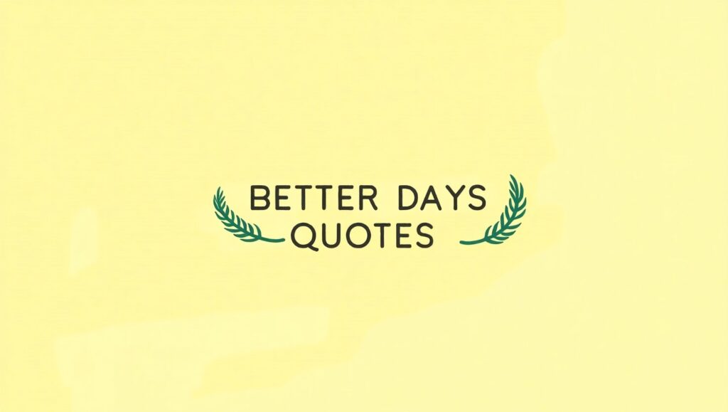 80+ Better Days Quotes