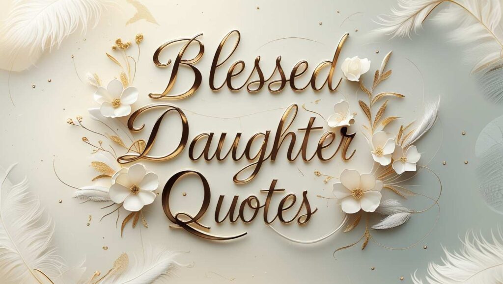 50+ Blessed Daughter Quotes