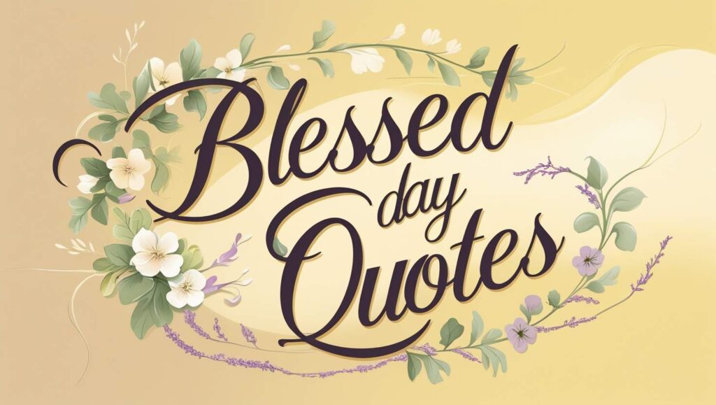 30+ Blessed Day Quotes