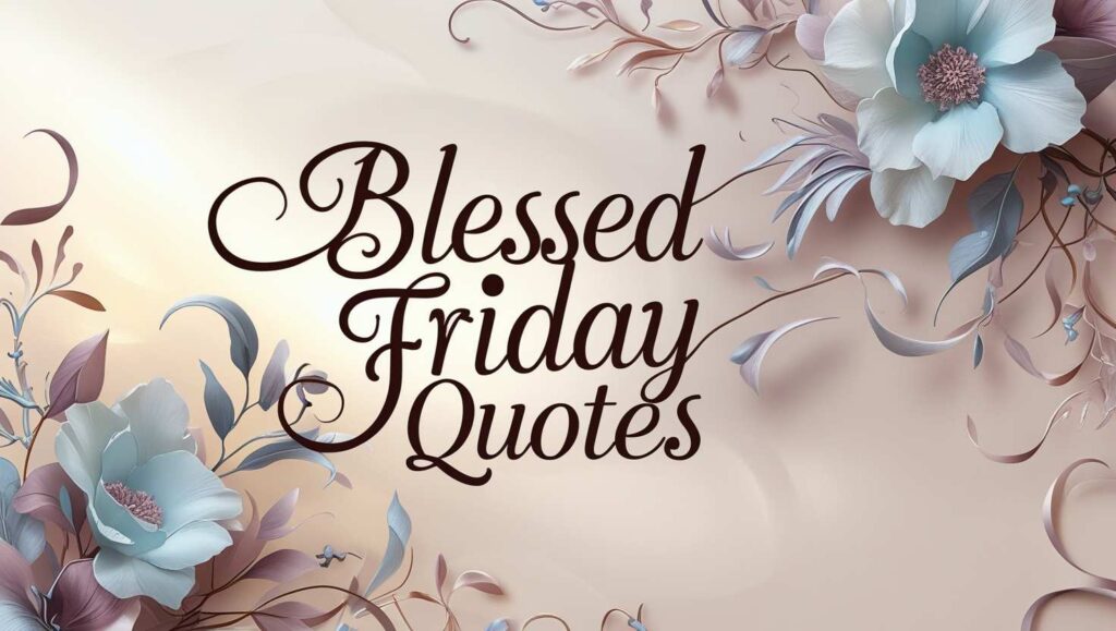 70+ Blessed Friday Quotes