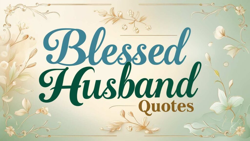 80+ Blessed Husband Quotes