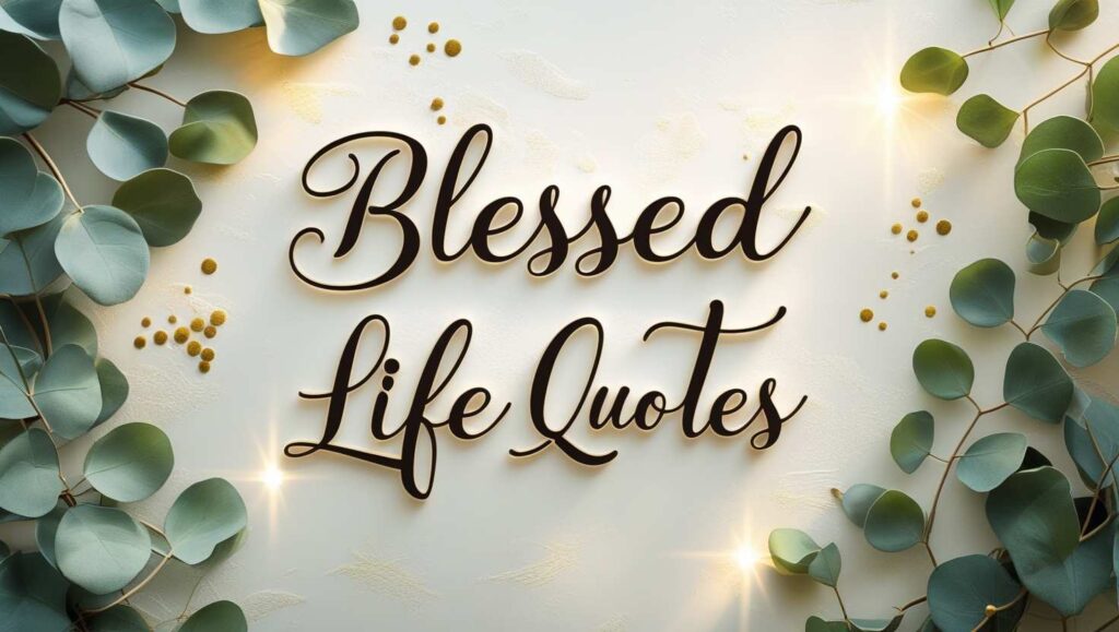 40+ Blessed Life Quotes