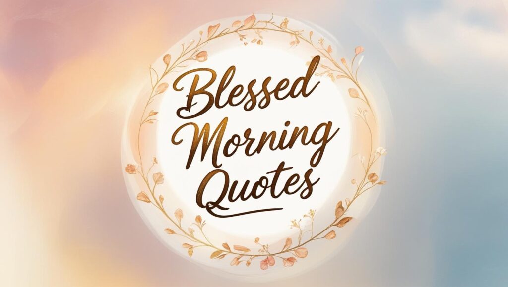 100+ Blessed Morning Quotes