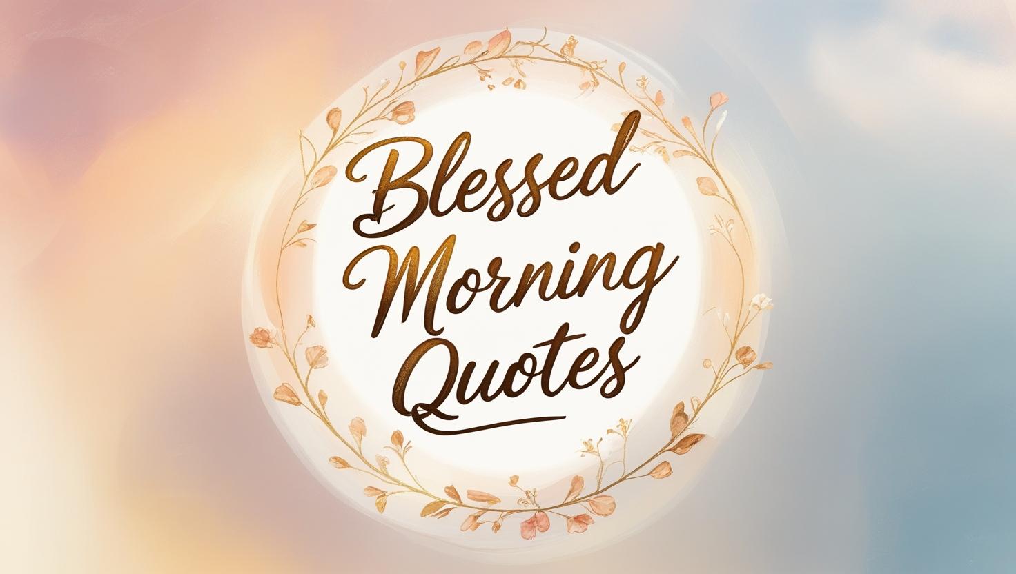 100+ Blessed Morning Quotes