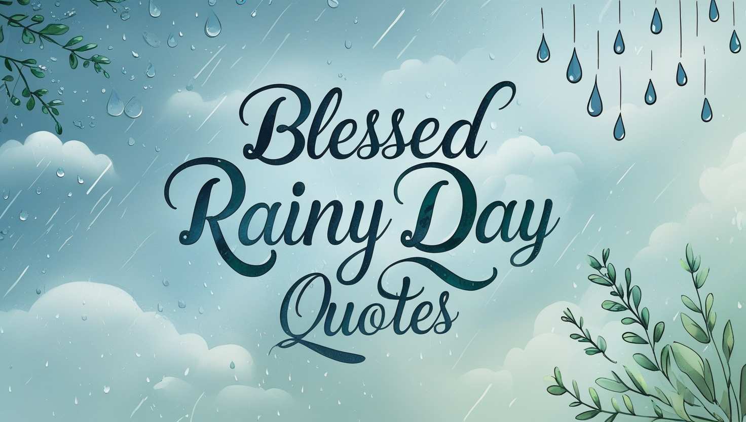 80+ Blessed Rainy Day Quotes