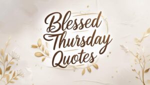 60+ Blessed Thursday Quotes