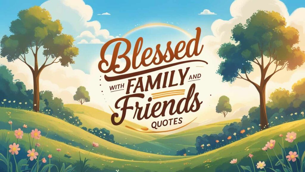 70+ Blessed With Family And Friends Quotes