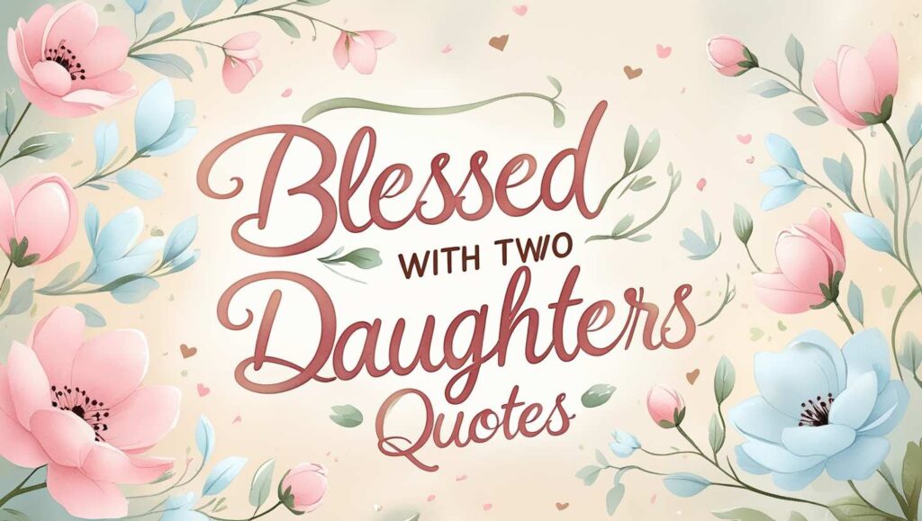 90+ Blessed With Two Daughters Quotes