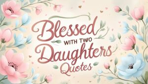 90+ Blessed With Two Daughters Quotes