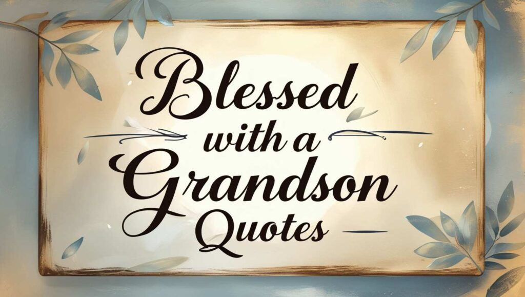 50+ Blessed With A Grandson Quotes