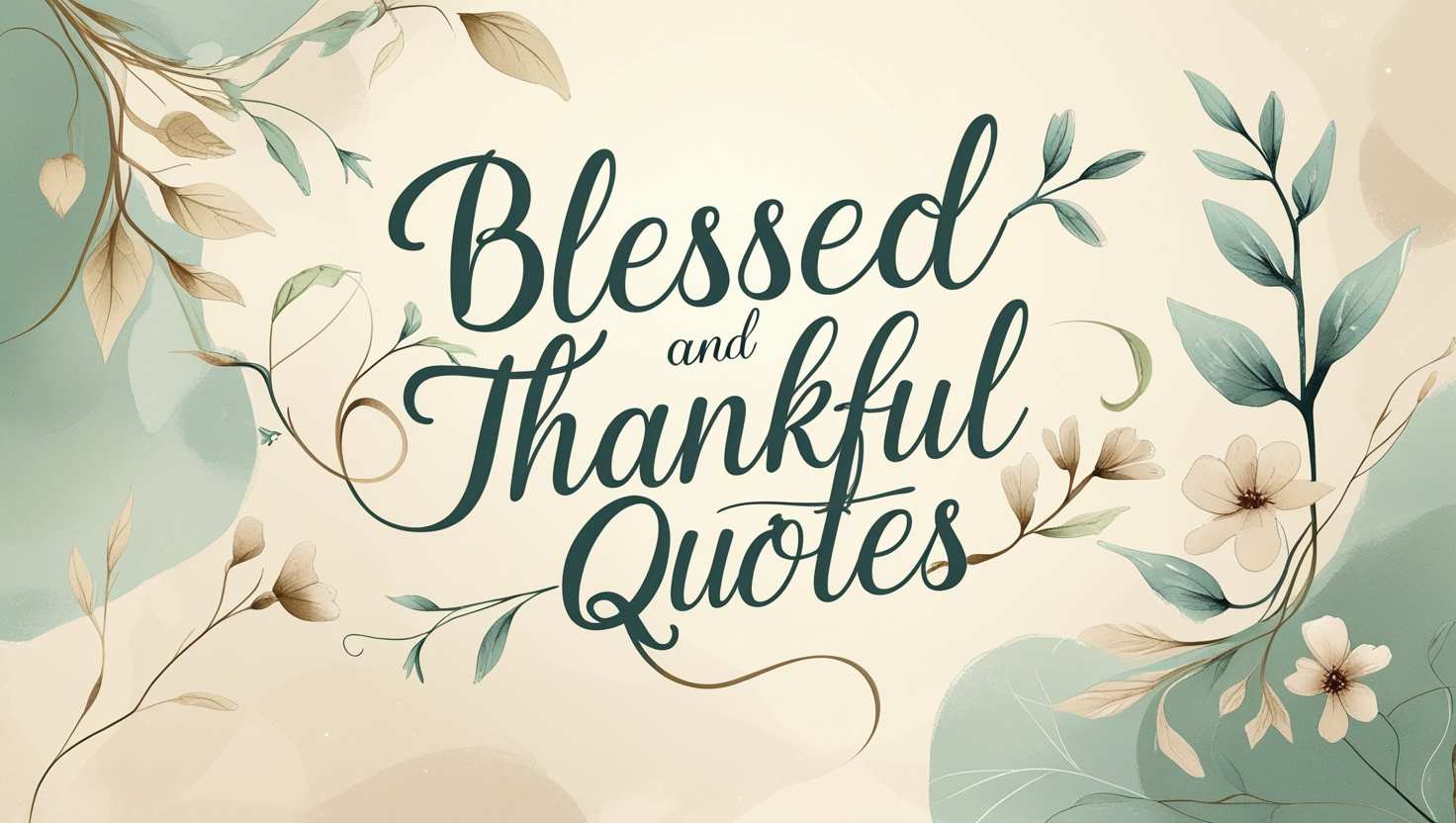 60+ Blessed And Thankful Quotes