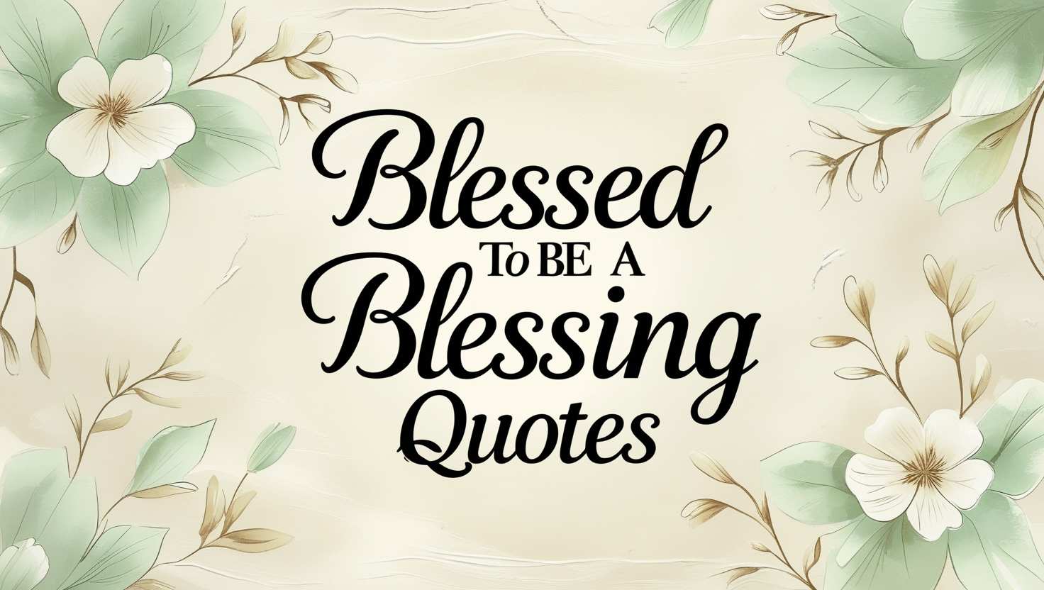 30+ Blessed To Be A Blessing Quotes