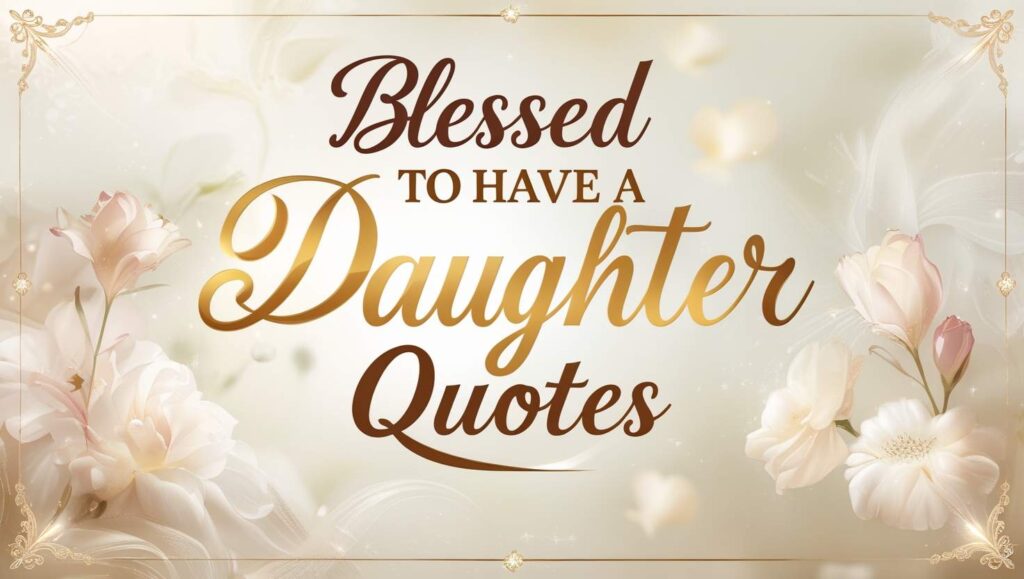 80+ Blessed To Have A Daughter Quotes