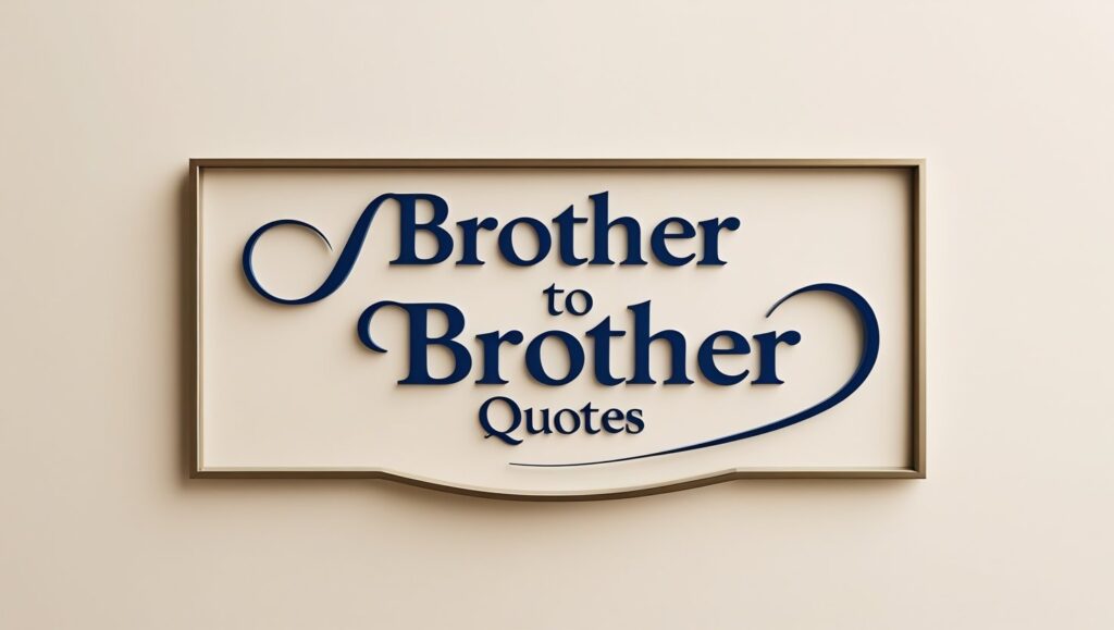 30+ Brother To Brother Quotes