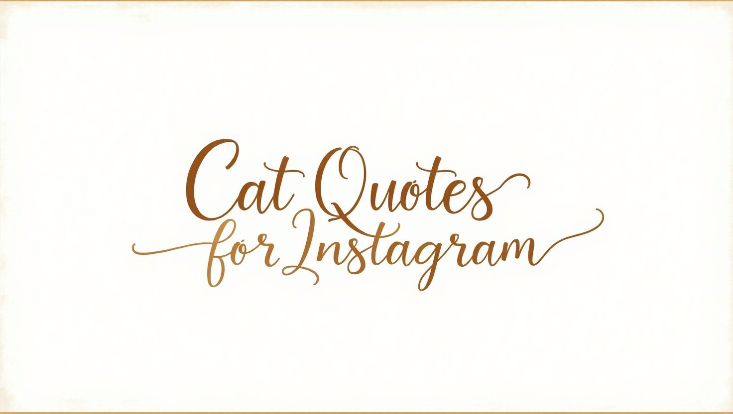 50+ Engaging Cat Quotes for Instagram