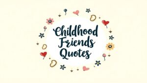 80+ Childhood Friends Quotes to Cherish Memories