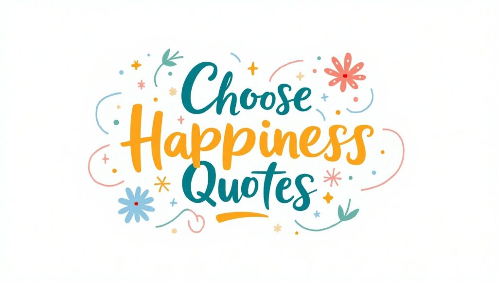 90+ Choose Happiness Quotes for a Positive Life