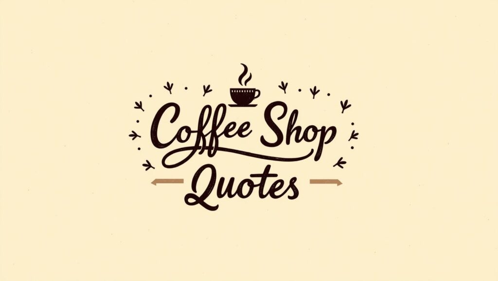 90+ Charming Coffee Shop Quotes