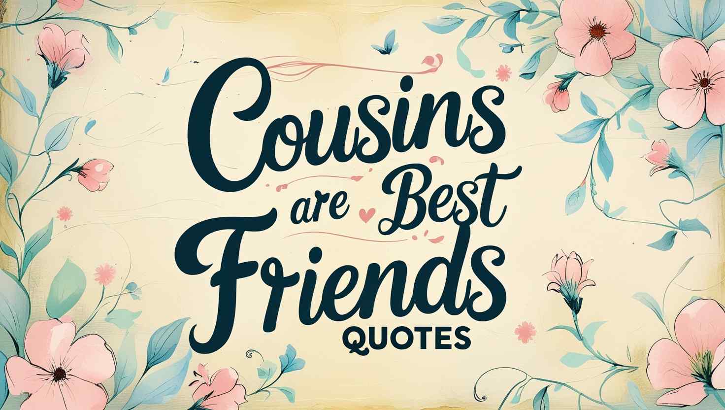 50+ Bonded Cousins Are Best Friends Quotes