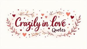 30+ Crazily In Love Quotes for Passionate Souls