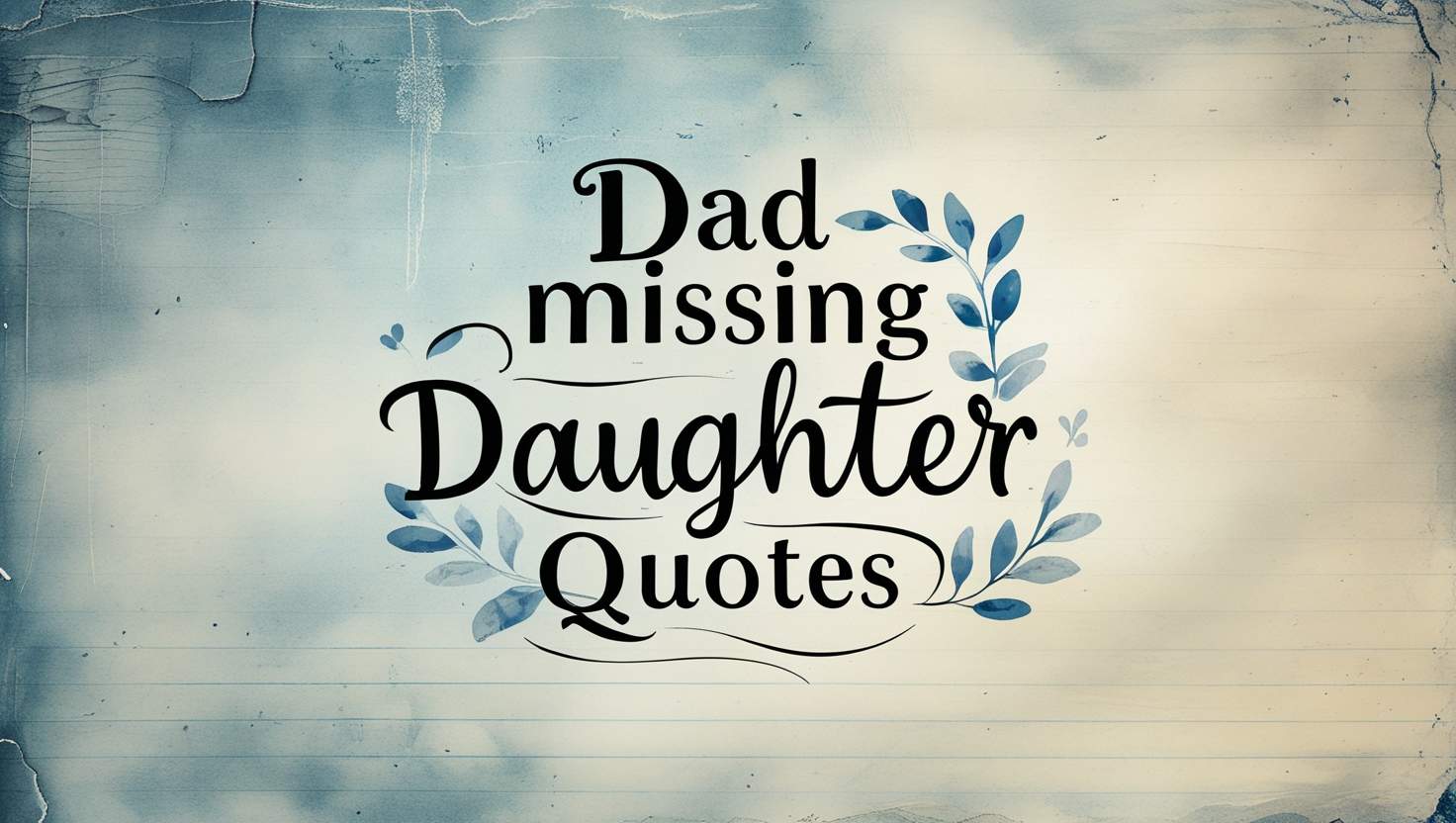 70+ Nostalgic Dad Missing Daughter Quotes