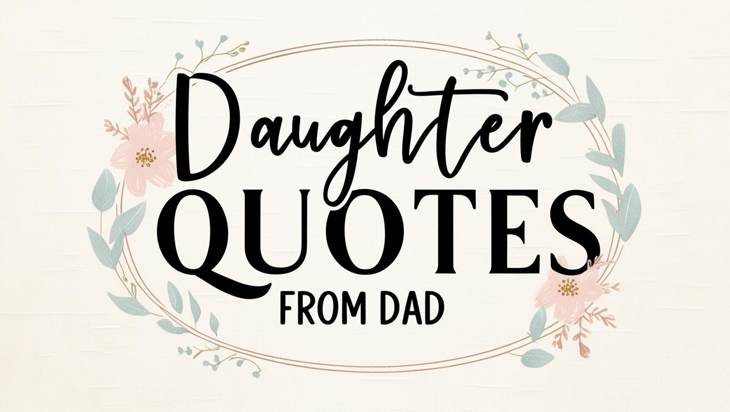 50+ Proud Daughter Quotes From Dad