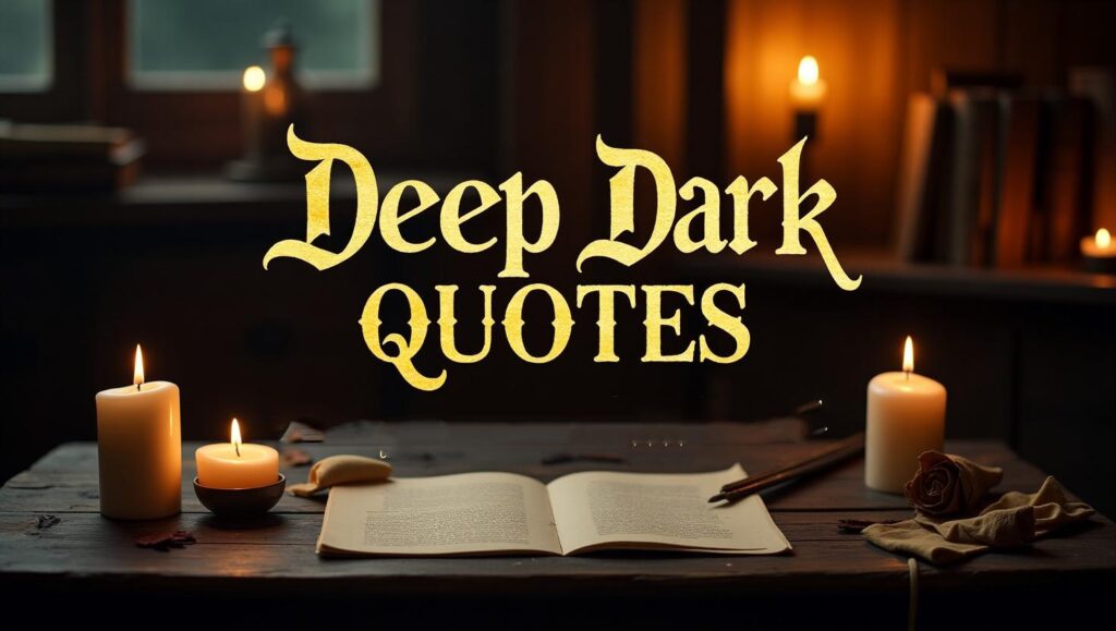 80+ Deep and Dark Quotes