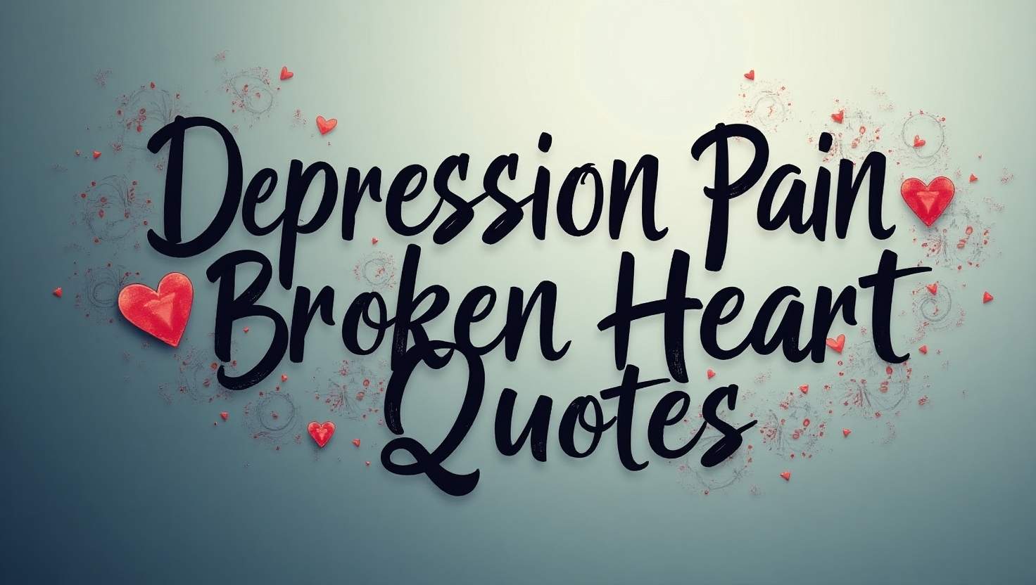 30+ Heartbreaking Depression Pain Broken Heart Quotes