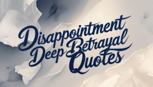 70+ Disappointment Deep Betrayal Quotes