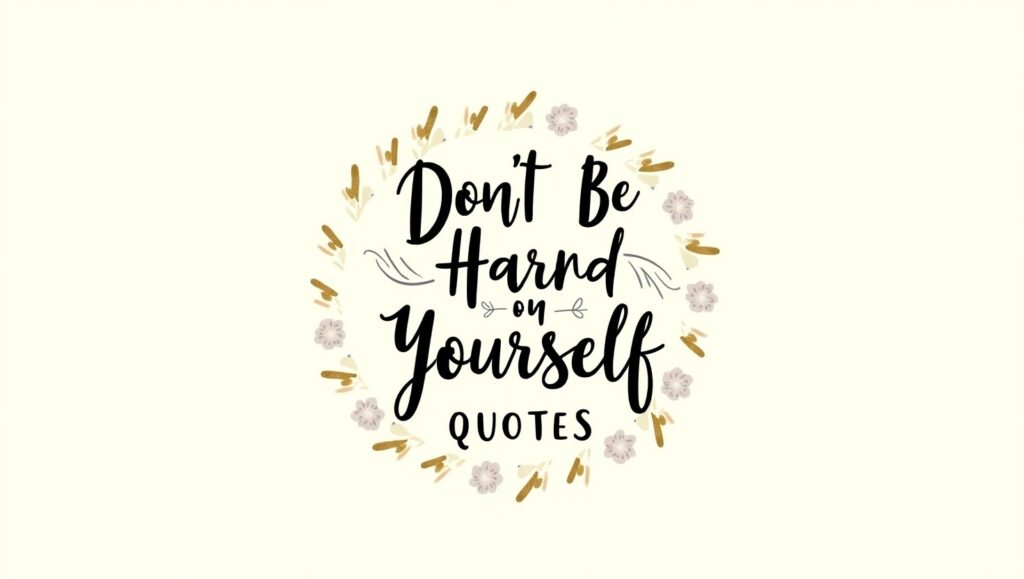 70+ Self-Care Don’t Be Hard on Yourself Quotes
