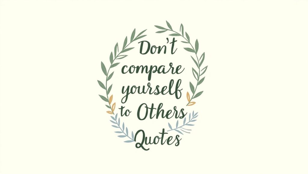 80+ Don’t Compare Yourself to Others Quotes