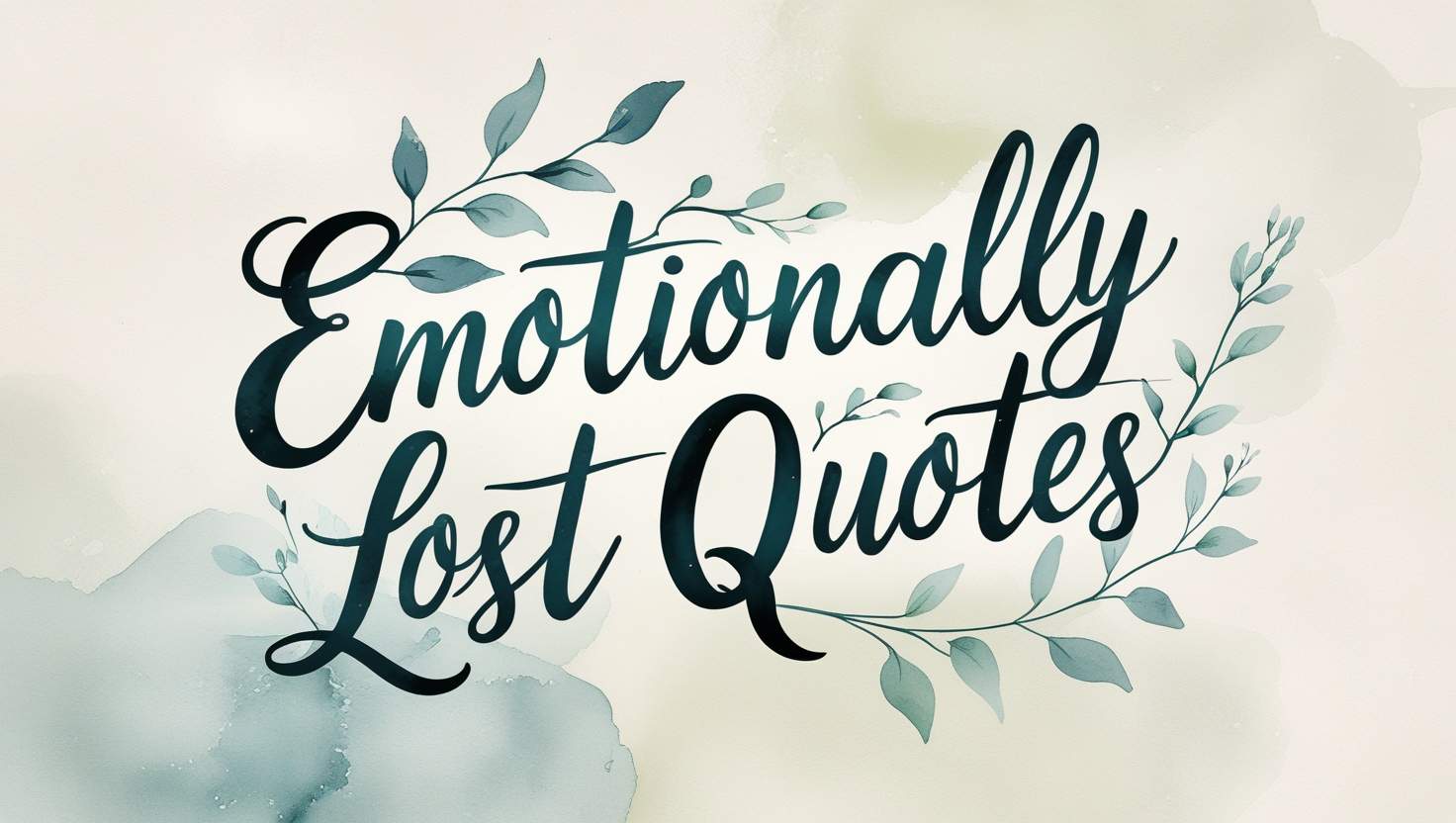 90+ Emotionally Lost Quotes