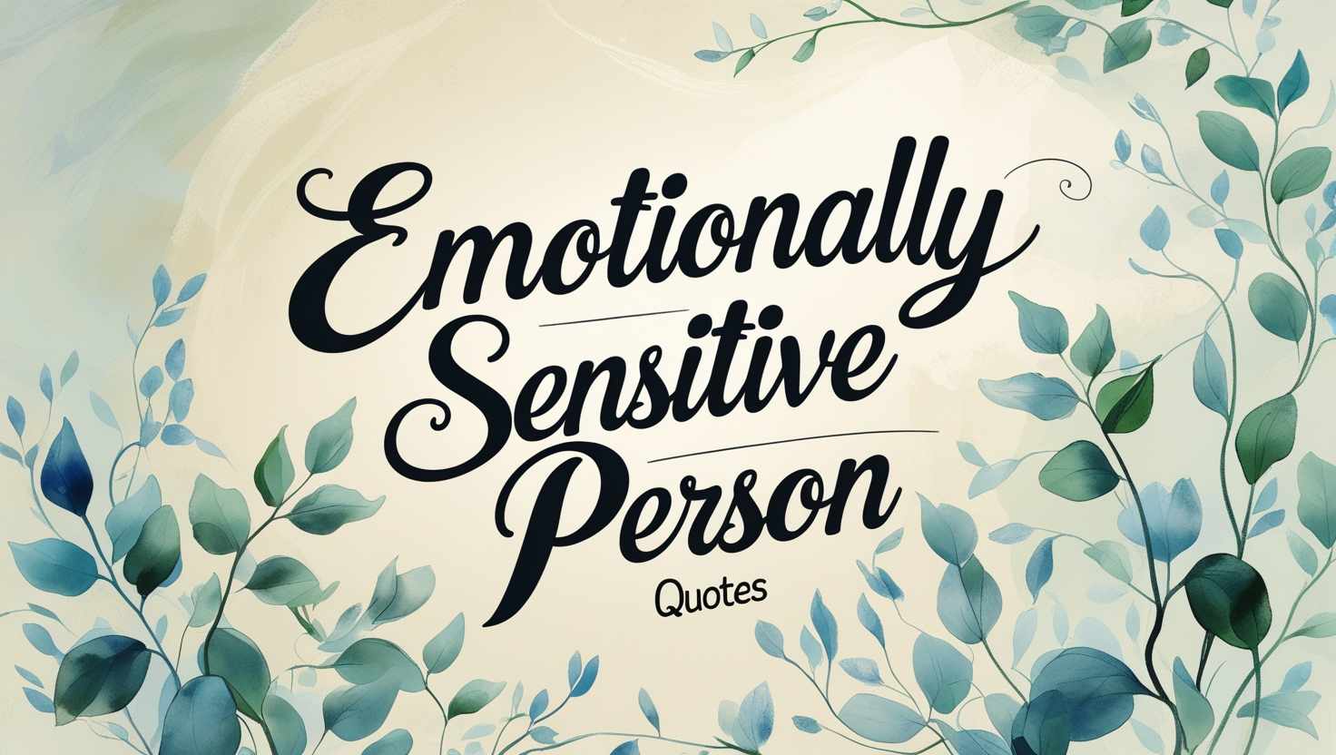 70+ Emotionally Sensitive Person Quotes