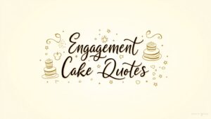 100+ Lovely Engagement Cake Quotes