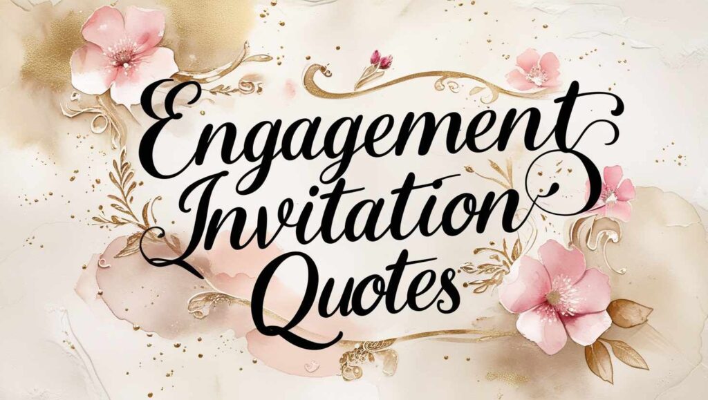 80+ Engagement Invitation Quotes