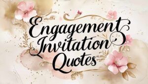 80+ Engagement Invitation Quotes