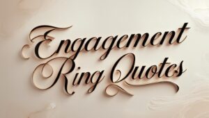30+ Engagement Ring Quotes