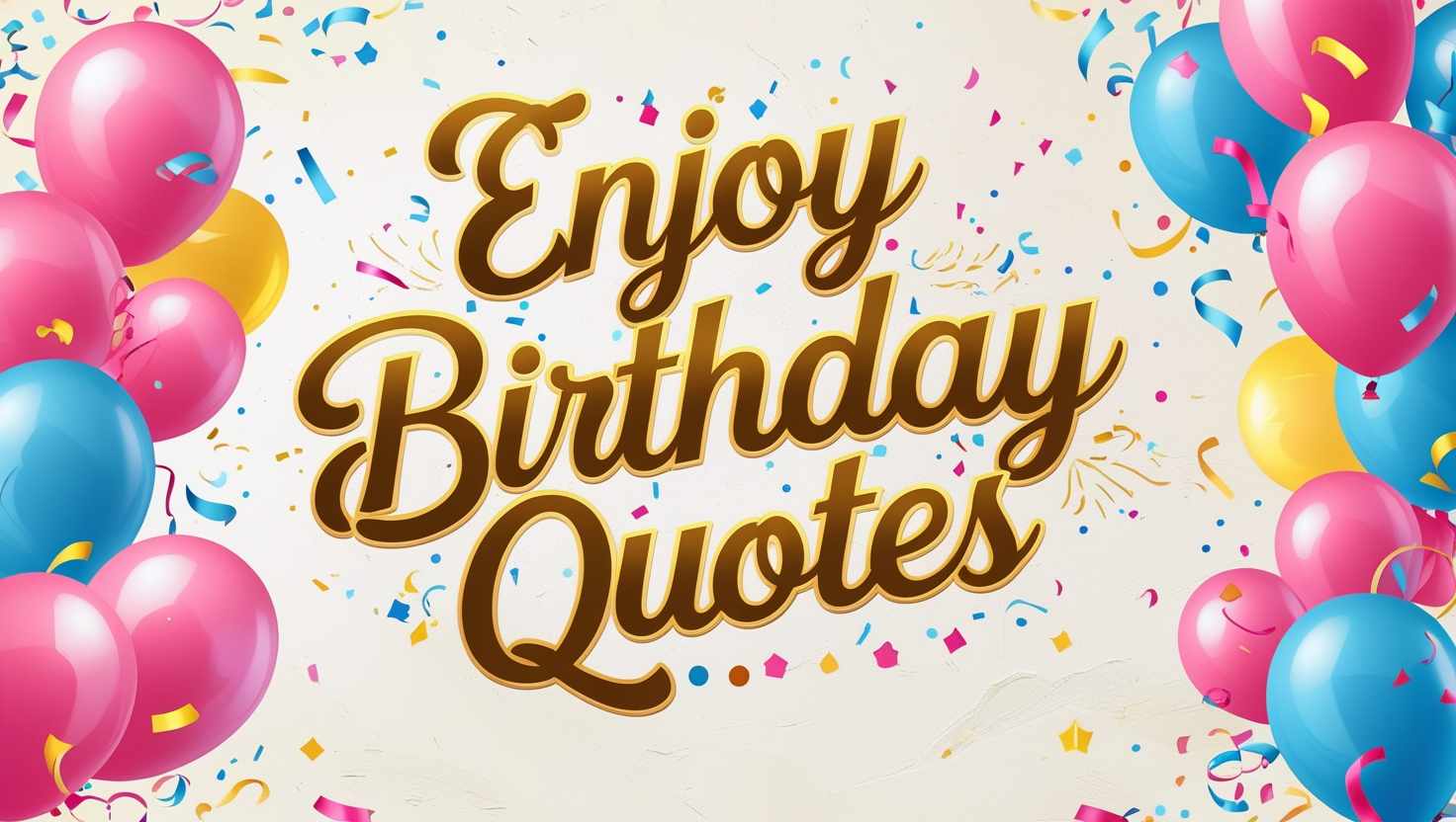 70+ Enjoy Birthday Quotes