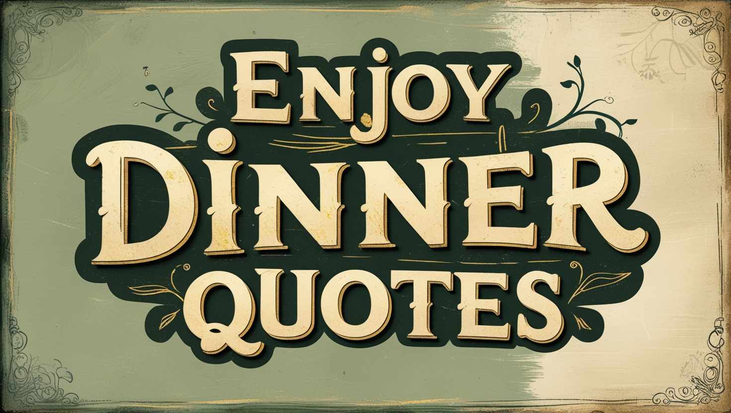 60+ Enjoy Dinner Quotes