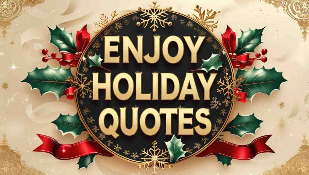 70+ Enjoy Holiday Quotes