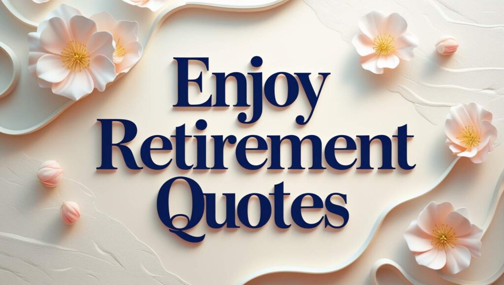 60+ Enjoy Retirement Quotes