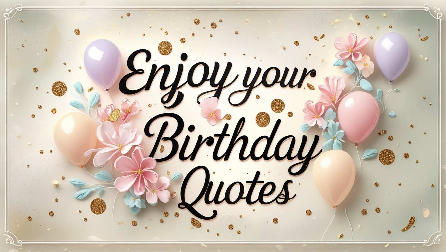 90+ Enjoy Your Birthday Quotes