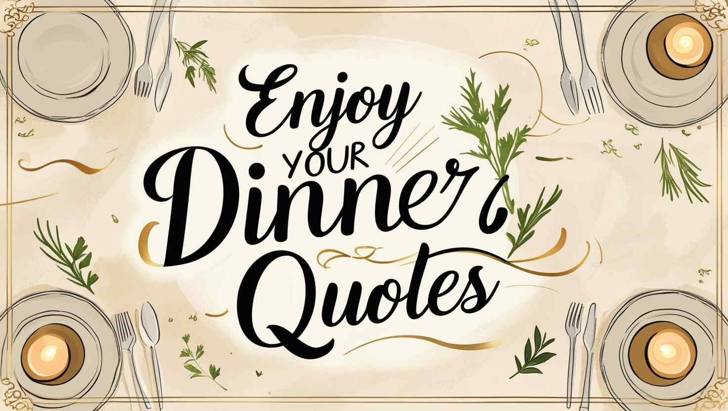 60+ Enjoy Your Dinner Quotes