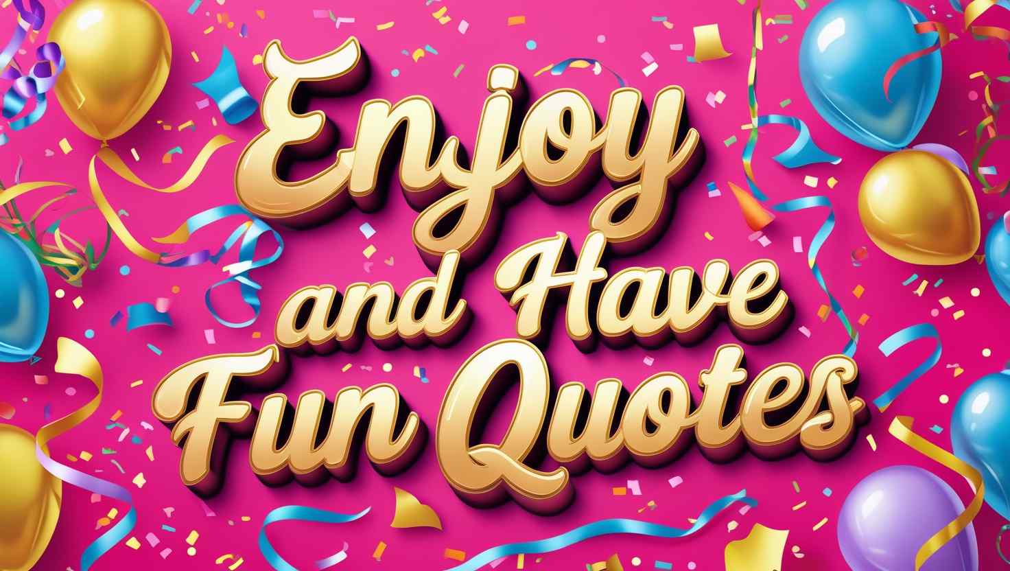 40+ Enjoy And Have Fun Quotes