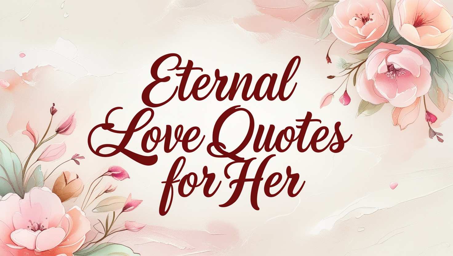 30+ Eternal Love Quotes For Her