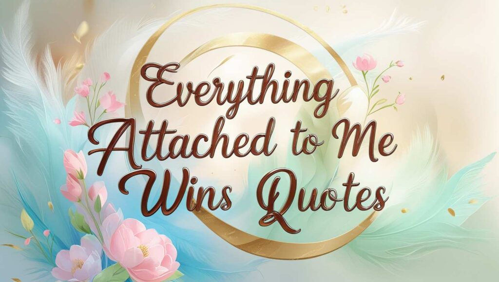 80+ Everything Attached To Me Wins Quotes